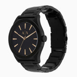 Armani Exchange Nico Analog Black Dial Black Steel Strap Watch For Men - AX7102 Buy Now By Armani Exchange