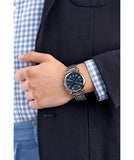 Emporio Armani Luigi Chronograph Blue Dial Silver Steel Strap Watch For Men - AR11132 Buy Now By Emporio Armani