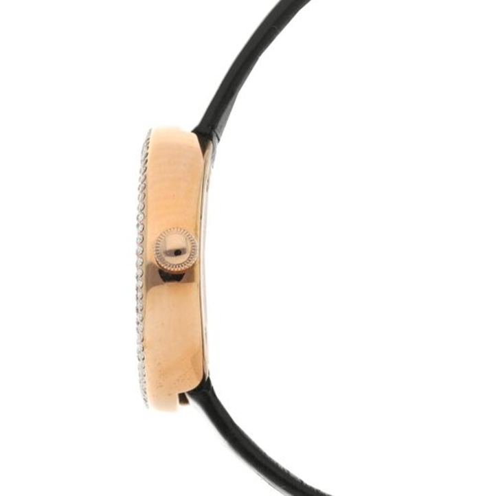 Emporio Armani Rosa Quartz Mother Of Pearl White Dial Black Leather Strap Watch For Women - AR11356 Buy Now By Emporio Armani