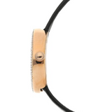 Emporio Armani Rosa Quartz Mother Of Pearl White Dial Black Leather Strap Watch For Women - AR11356 Buy Now By Emporio Armani