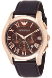 Emporio Armani Chronograph Brown Dial Brown Leather Strap Watch For Men - AR1701 Buy Now By Emporio Armani
