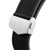 Tag Heuer Aquaracer Quartz Black Dial Black Rubber Strap Watch for Men - WAY101A.FT6141 Buy Now By Tag Heuer