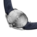 Tag Heuer Aquaracer Quartz Blue Dial Blue Rubber Strap Watch for Men - WAY101C.FT6153 Buy Now By Tag Heuer