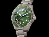 Tag Heuer Aquaracer Professional 300 Automatic Green Dial Silver Steel Strap Watch for Men - WBP208B.BF0631 Buy Now By Tag Heuer