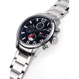 Tommy Hilfiger Jackson Chronograph Blue Dial Silver Steel Strap Watch for Men - 1791242 Buy Now By Tommy Hilfiger
