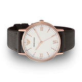 Emporio Armani Dress Quartz White Dial Brown Leather Strap Watch For Men - AR11011 Buy Now By Emporio Armani
