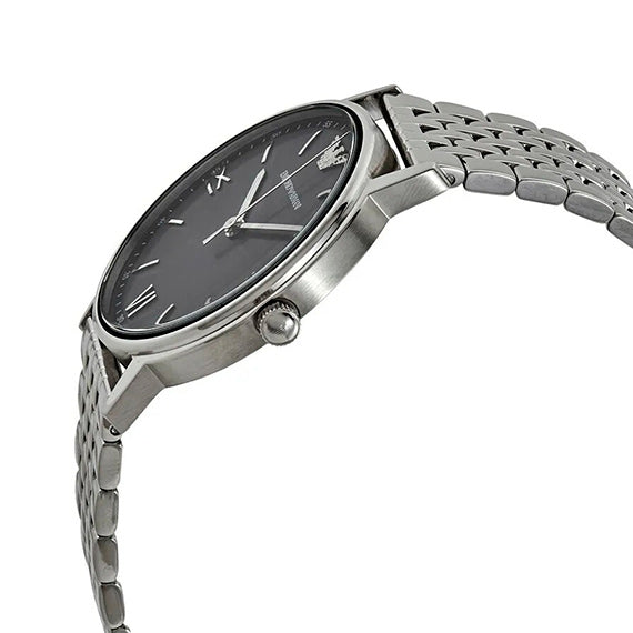 Emporio Armani Kappa Quartz Grey Dial Silver Mesh Bracelet Watch For Men - AR11068 Buy Now By Emporio Armani