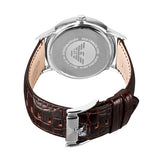 Emporio Armani Renato Classic Brown Dial Brown Leather Strap Watch For Men - AR2413 Buy Now By Emporio Armani