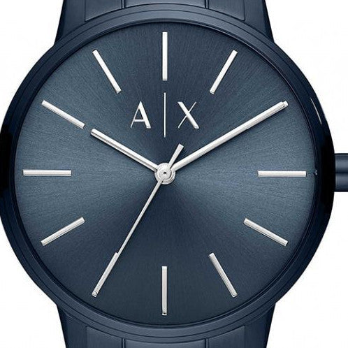 Armani Exchange Cayde Analog Blue Dial Blue Steel Strap Watch For Men - AX2702 Buy Now By Armani Exchange