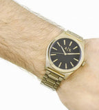 Armani Exchange Nico Analog Black Dial Gold Steel Strap Watch For Men - AX2328 Buy Now By Armani Exchange