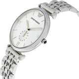 Emporio Armani Classic Silver Dial Silver Steel Strap Watch For Men - AR1819 Buy Now By Emporio Armani