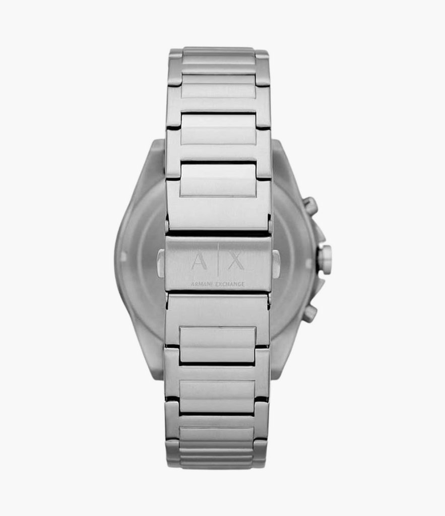 Armani Exchange Drexler Chronograph Black Dial Silver Steel Strap Watch for Men - AX2600 Buy Now By Armani Exchange
