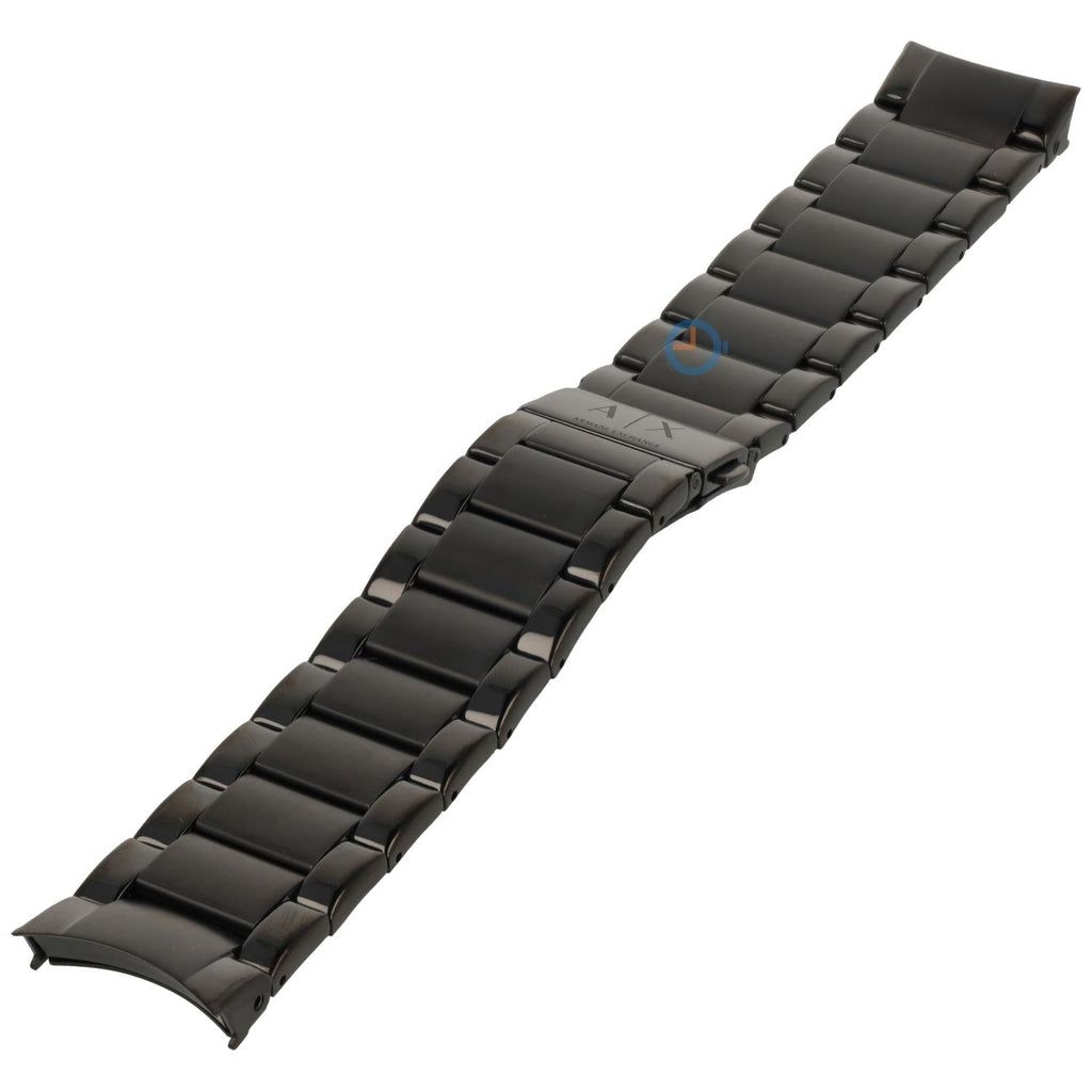 Armani Exchange Hampton Chronograph Black Dial Black Steel Strap Watch For Men - AX2104 Buy Now By Armani Exchange