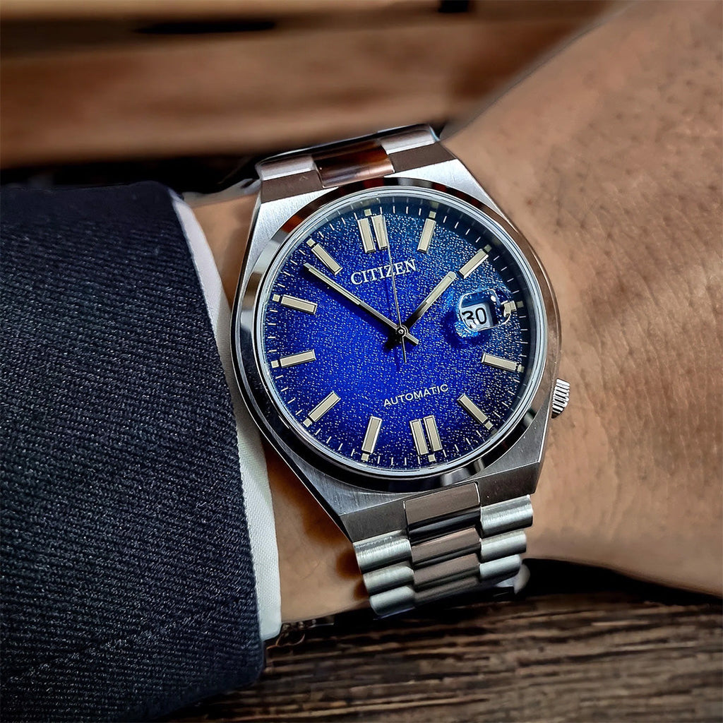 Citizen Tsuyosa Automatic Dark Blue Dial Silver Steel Strap Watch For Men - NJ0151-88L Buy Now By Citizen