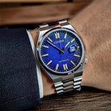 Citizen Tsuyosa Automatic Dark Blue Dial Silver Steel Strap Watch For Men - NJ0151-88L Buy Now By Citizen
