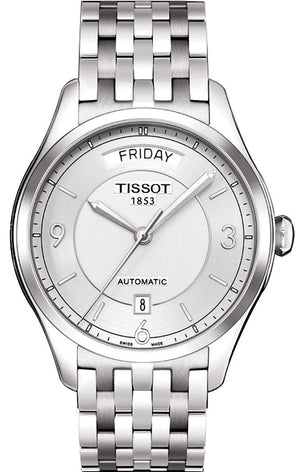 Tissot T Classic T One Automatic Silver Dial Silver Steel Strap Watch For Men - T038.430.11.037.00 Buy Now By Tissot