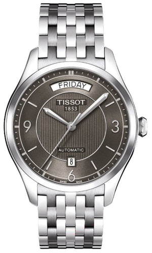 Tissot T Classic T One Automatic Grey Dial Silver Steel Strap Watch For Men - T038.430.11.067.00 Buy Now By Tissot