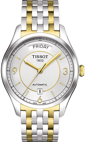 Tissot T Classic T One Automatic Silver Dial Two Tone Steel Strap Watch For Men - T038.430.22.037.00 Buy Now By Tissot