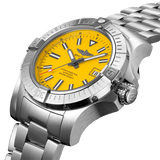 Breitling Avenger Automatic 45mm Seawolf Yellow Dial Silver Steel Strap Strap Watch for Men - A17319101/1A1 Buy Now By Breitling