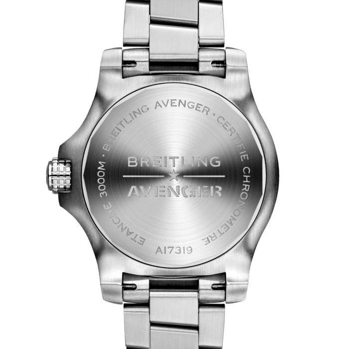 Breitling Avenger Automatic 45mm Seawolf Yellow Dial Silver Steel Strap Strap Watch for Men - A17319101/1A1 Buy Now By Breitling