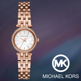 Michael Kors Darci Analog Mother of Pearl Dial Rose Gold Steel Strap Watch For Women - MK3832 Buy Now By Michael Kors