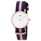 Daniel Wellington Classy Winchester White Dial Two Tone NATO Strap Watch For Women - DW00100065 Buy Now By Daniel Wellington