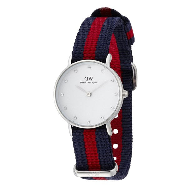 Daniel Wellington Classy Oxford White Dial Two Tone Nylon Strap Watch For Women - DW00100072 Buy Now By Daniel Wellington