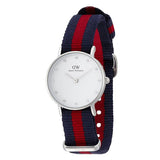 Daniel Wellington Classy Oxford White Dial Two Tone Nylon Strap Watch For Women - DW00100072 Buy Now By Daniel Wellington