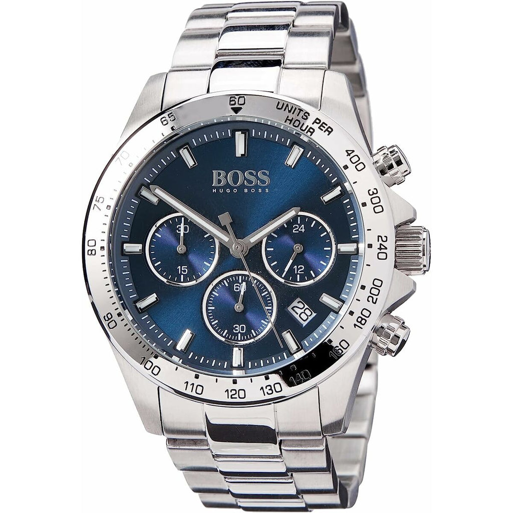 Hugo Boss Hero Sport Blue Dial Silver Steel Strap Watch for Men - 1513755 Buy Now By Hugo Boss
