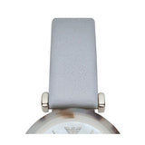 Emporio Armani White Dial Light Blue Leather Strap Watch For Women - AR11002 Buy Now By Emporio Armani
