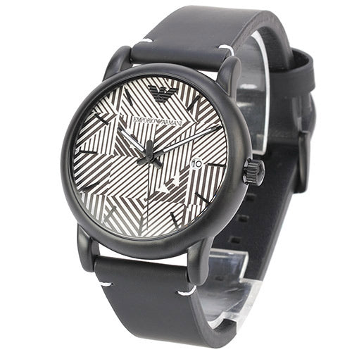 Emporio Armani Luigi Quartz White Dial Black Rubber Strap Watch For Men - AR11136 Buy Now By Emporio Armani