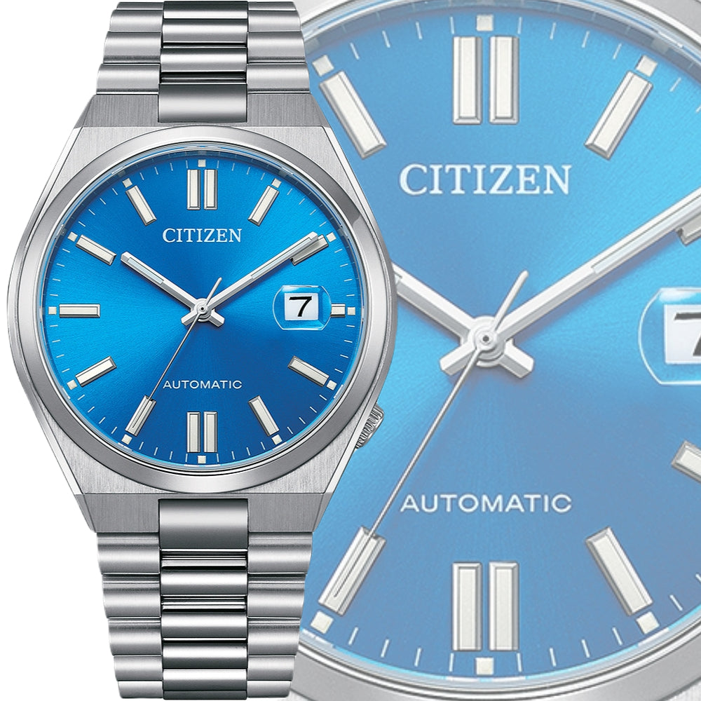 Citizen x Pantone Automatic Blue Dial Silver Steel Strap Watch For Men - NJ0158-89L Buy Now By Citizen
