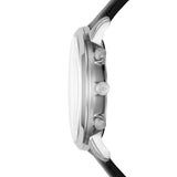 Fossil Townsman Multifunction Black Dial Black Leather Strap Watch for Men - FS5396 Buy Now By Fossil