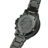 Emporio Armani Diver Chronograph Black Dial Black Steel Strap Watch For Men - AR80050 Buy Now By Emporio Armani