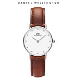 Daniel Wellington Classy St Mawes White Dial Brown Leather Strap Watch For Women - DW00100079 Buy Now By Daniel Wellington