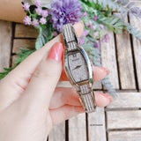 Bulova Crystal Collection Silver Dial Silver Steel Strap Watch for Women - 96L235 Buy Now By Bulova