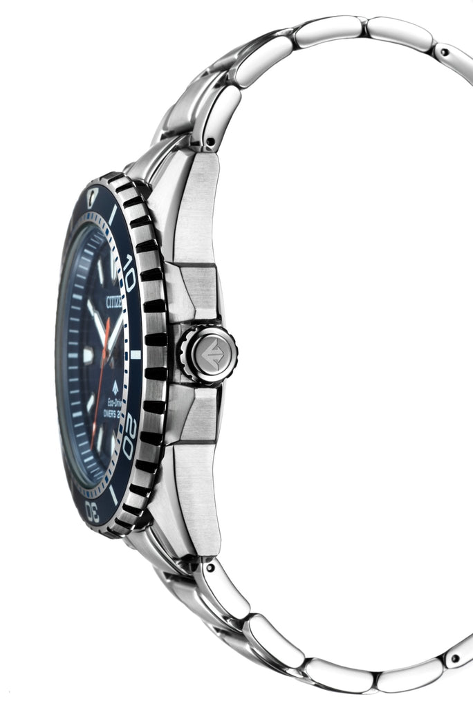 Citizen Promaster Marine Blue Dial Silver Steel Strap Watch For Men - BN0191-80L Buy Now By Citizen