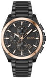 Hugo Boss Grandmaster Black Dial Black Steel Strap Watch for Men - 1513885 Buy Now By Hugo Boss