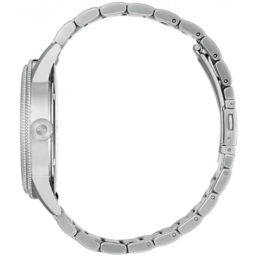 Hugo Boss Legacy Blue Dial Silver Steel Strap Watch for Men - 1513707 Buy Now By Hugo Boss