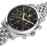 Maserati Epoca Chronograph Black Dial Silver Steel Strap Watch For Men - R8873618017 Buy Now By Maserati