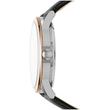 Fossil Flynn Mechanical Black Dial Black Leather Strap Watch for Men - BQ2216 Buy Now By Fossil