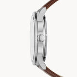 Fossil Flynn Automatic Black Dial Brown Leather Strap Watch for Men - BQ2270 Buy Now By Fossil