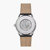 Fossil Forrester Automatic Skeleton Grey Dial Brown Leather Strap Watch for Men - ME3178 Buy Now By Fossil
