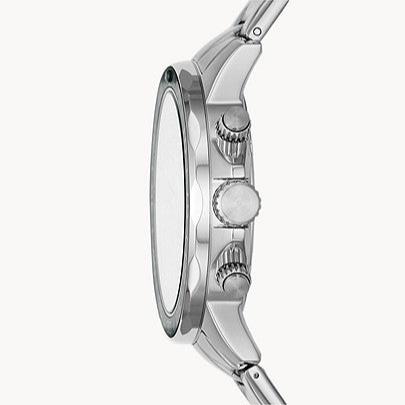 Fossil Bannon Chronograph Green Dial Silver Steel Strap Watch for Men - BQ2492 Buy Now By Fossil