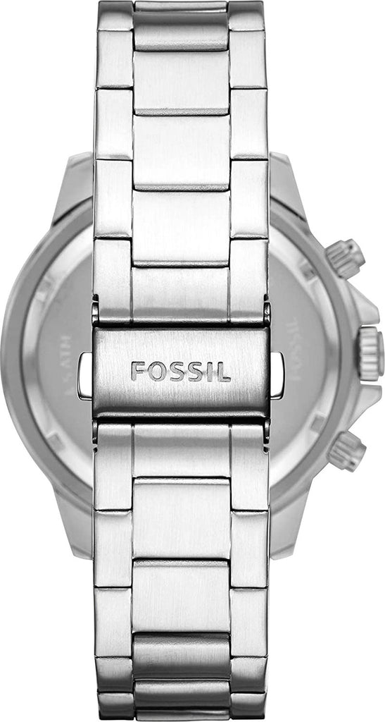 Fossil Bannon Chronograph Green Dial Silver Steel Strap Watch for Men - BQ2492 Buy Now By Fossil