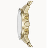 Fossil Dean Chronograph Champagne Dial Gold Steel Strap Watch for Men - FS4867 Buy Now By Fossil