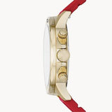 Fossil Bannon Multifunction Black Dial Red Silicone Strap Watch for Men - BQ2499 Buy Now By Fossil