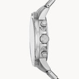 Fossil Bannon Multifunction Blue Dial Silver Steel Strap Watch for Men - BQ2503 Buy Now By Fossil