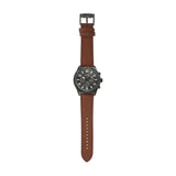 Fossil Brox Multifunction Grey Dial Brown Leather Strap Watch for Men - BQ2800 Buy Now By Fossil