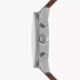 Fossil Brox Multifunction Green Dial Brown Leather Strap Watch for Men - BQ2801 Buy Now By Fossil